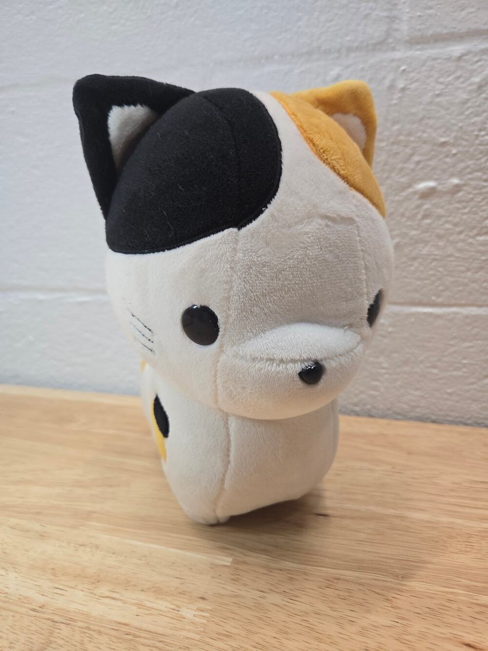 Bellzi Calico Cat Plush Kitti Black Orange White Kawaii Stuffed Animal 9"